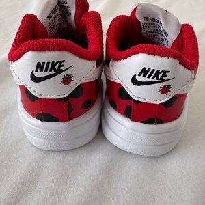 Nike Kids Red and White Shoes